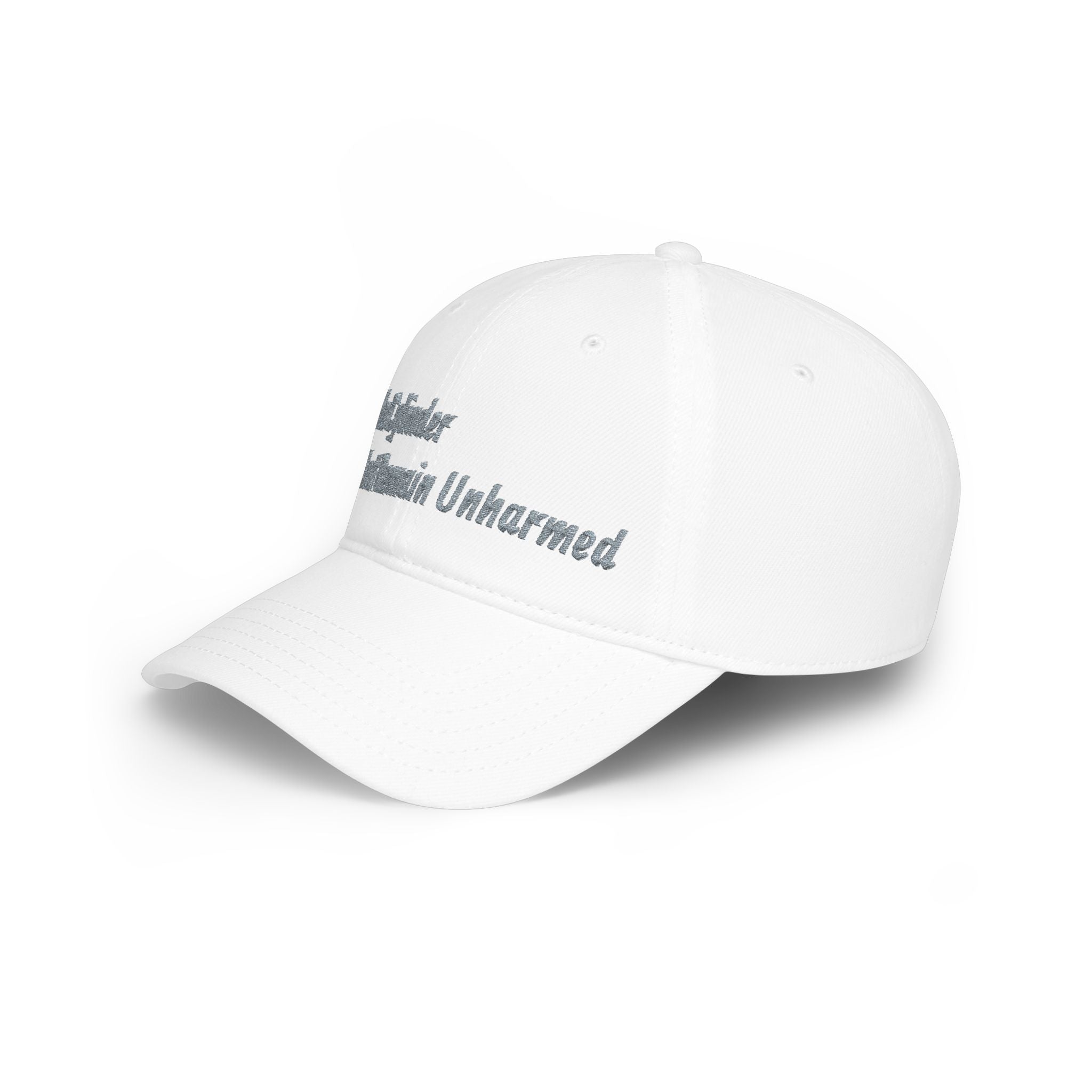 Low Profile Baseball Cap — “The Cylinder Must Remain Unharmed” Embroidered Red Hat