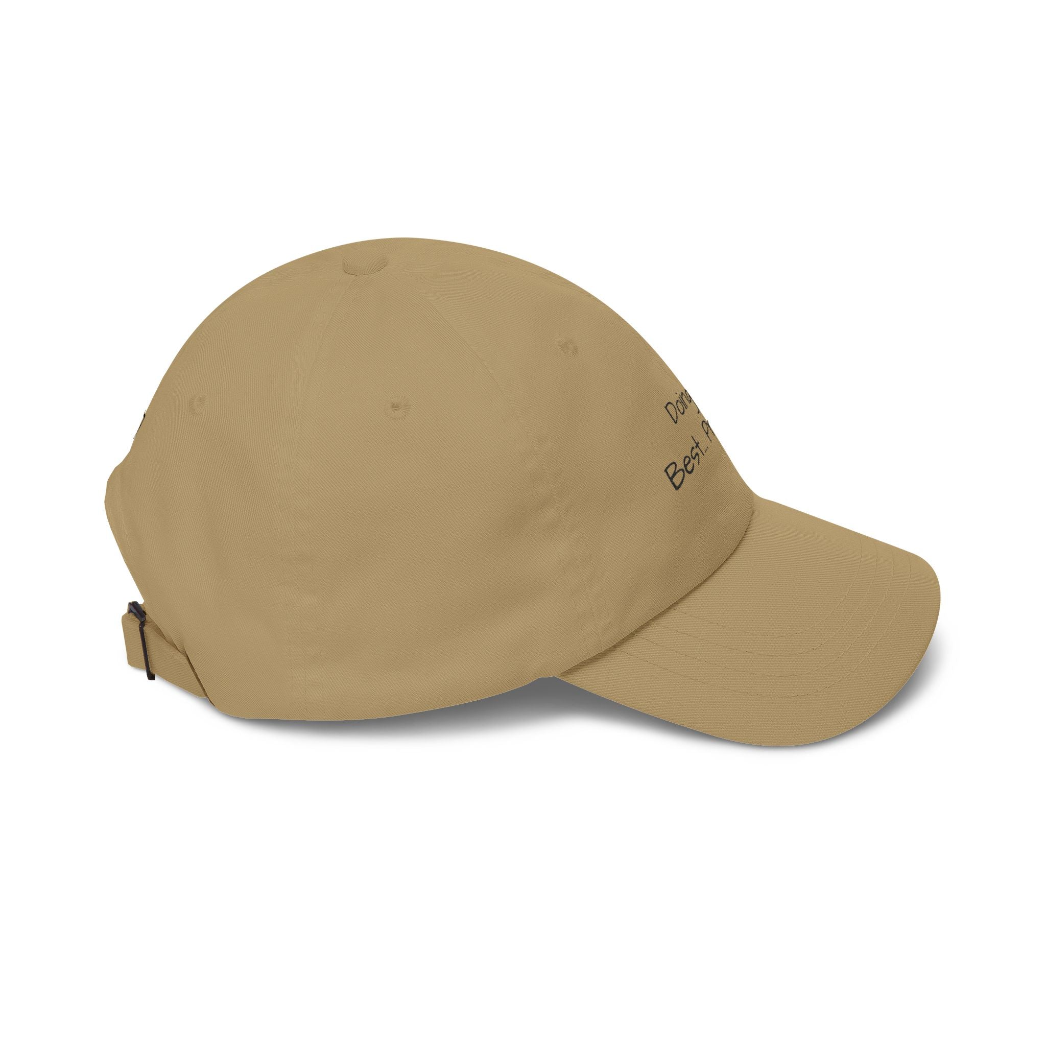 Dad Cap – "Doing My Best. Probably" Embroidered Minimalist Baseball Hat