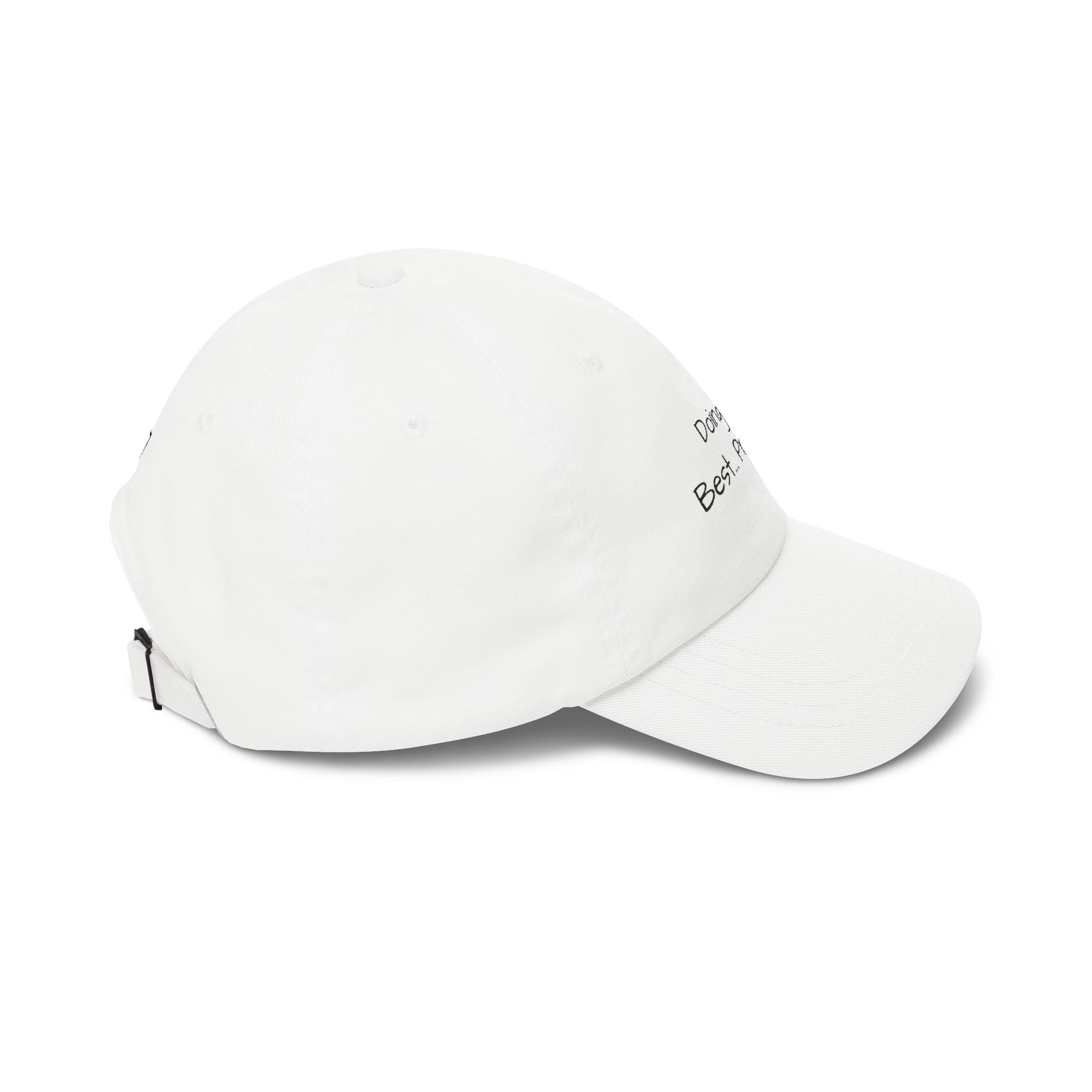 Dad Cap – "Doing My Best. Probably" Embroidered Minimalist Baseball Hat