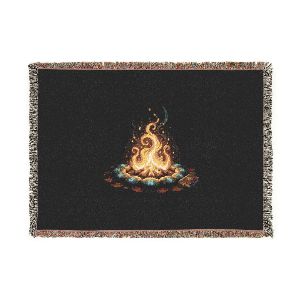 Cozy Campfire Woven Blanket — Cuddle-Up Outdoor Throw