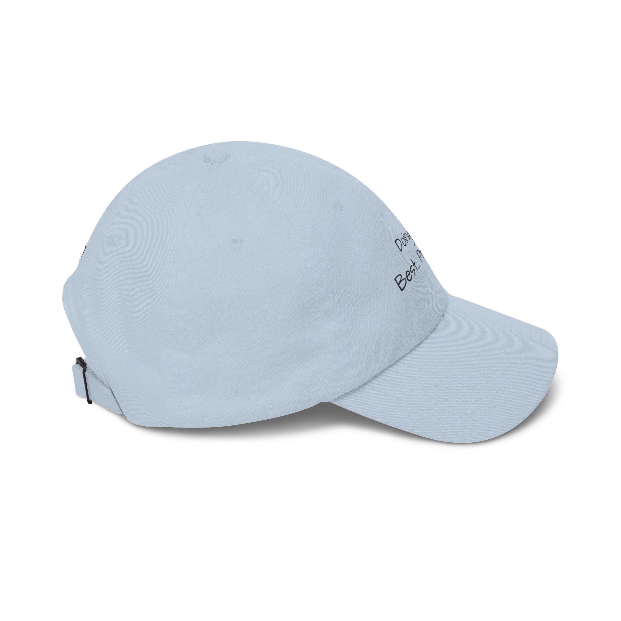 Dad Cap – "Doing My Best. Probably" Embroidered Minimalist Baseball Hat