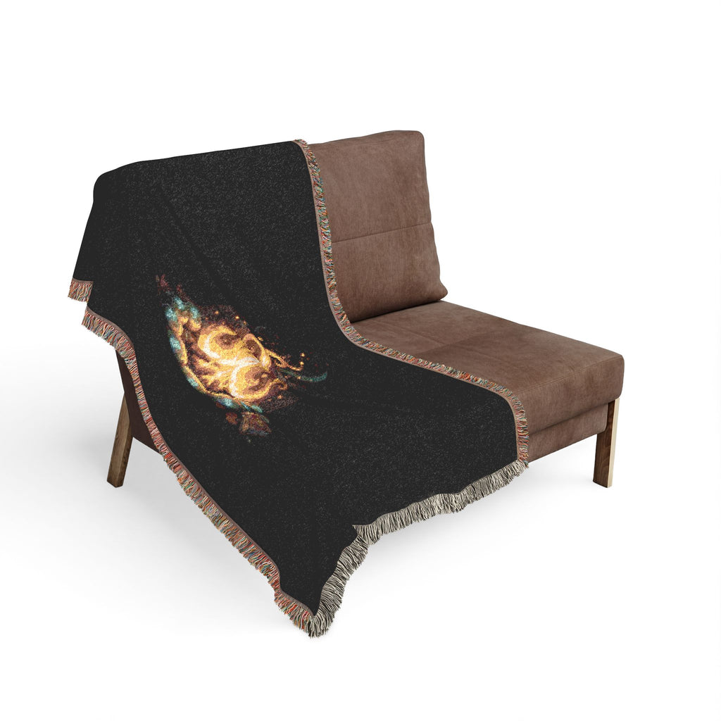 Cozy Campfire Woven Blanket — Cuddle-Up Outdoor Throw