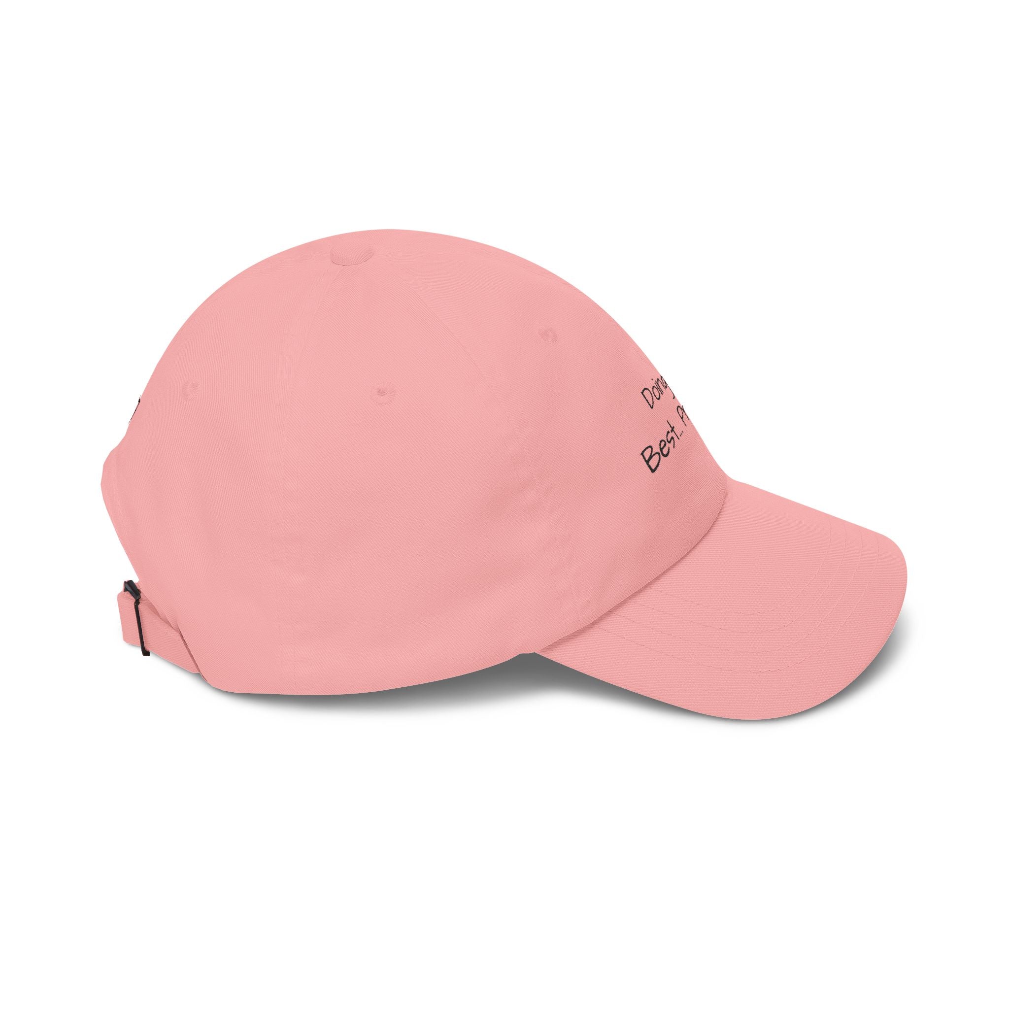 Dad Cap – "Doing My Best. Probably" Embroidered Minimalist Baseball Hat