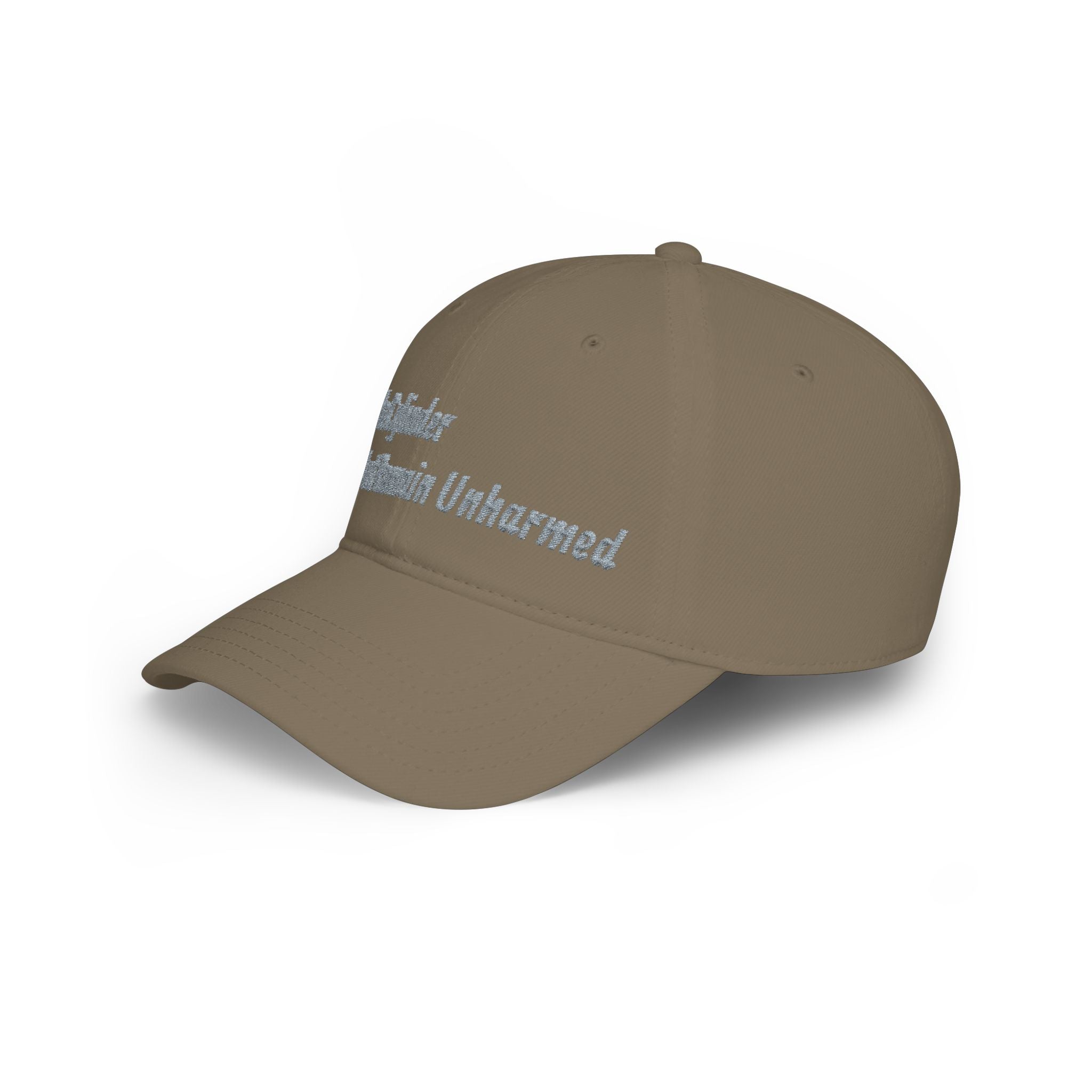 Low Profile Baseball Cap — “The Cylinder Must Remain Unharmed” Embroidered Red Hat