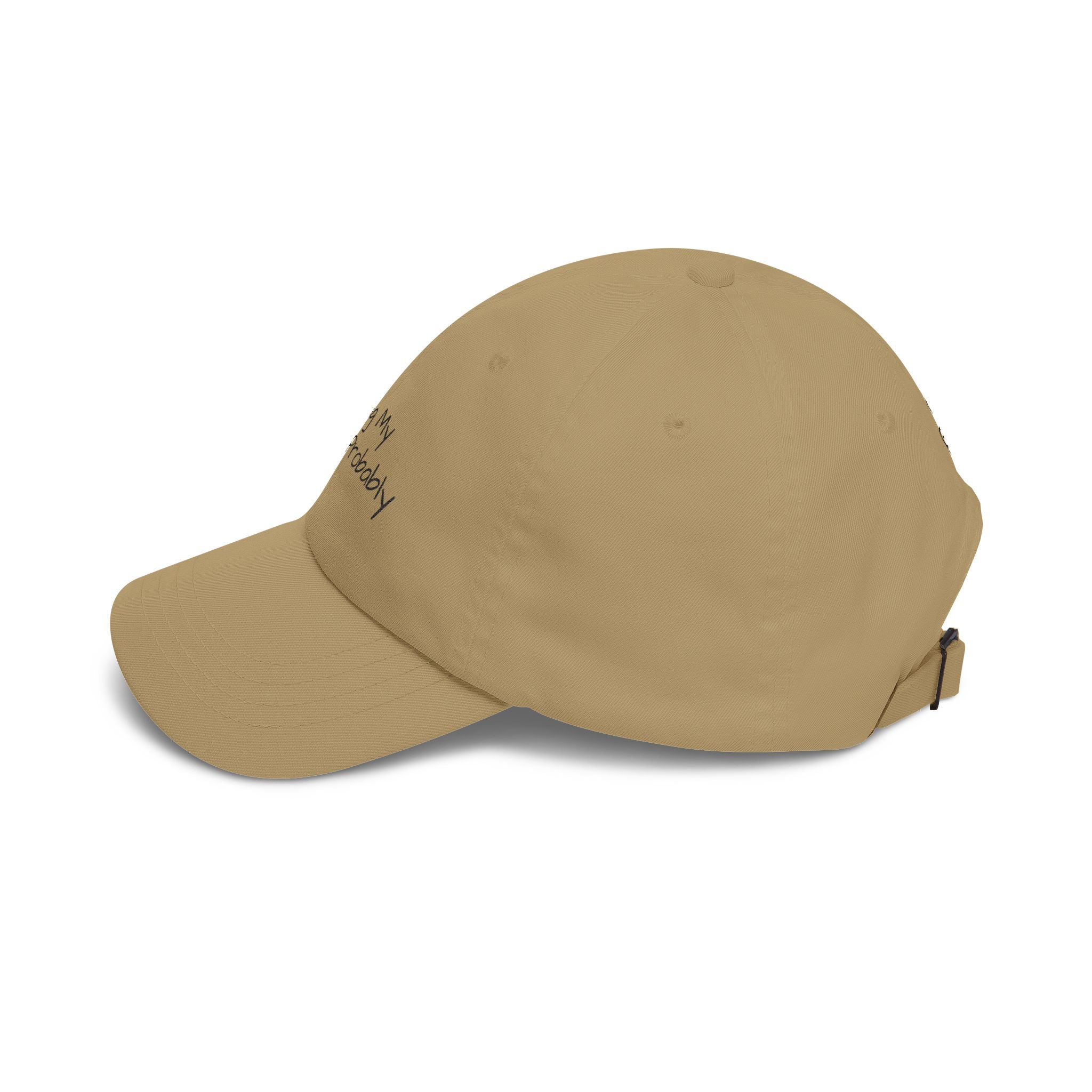 Dad Cap – "Doing My Best. Probably" Embroidered Minimalist Baseball Hat